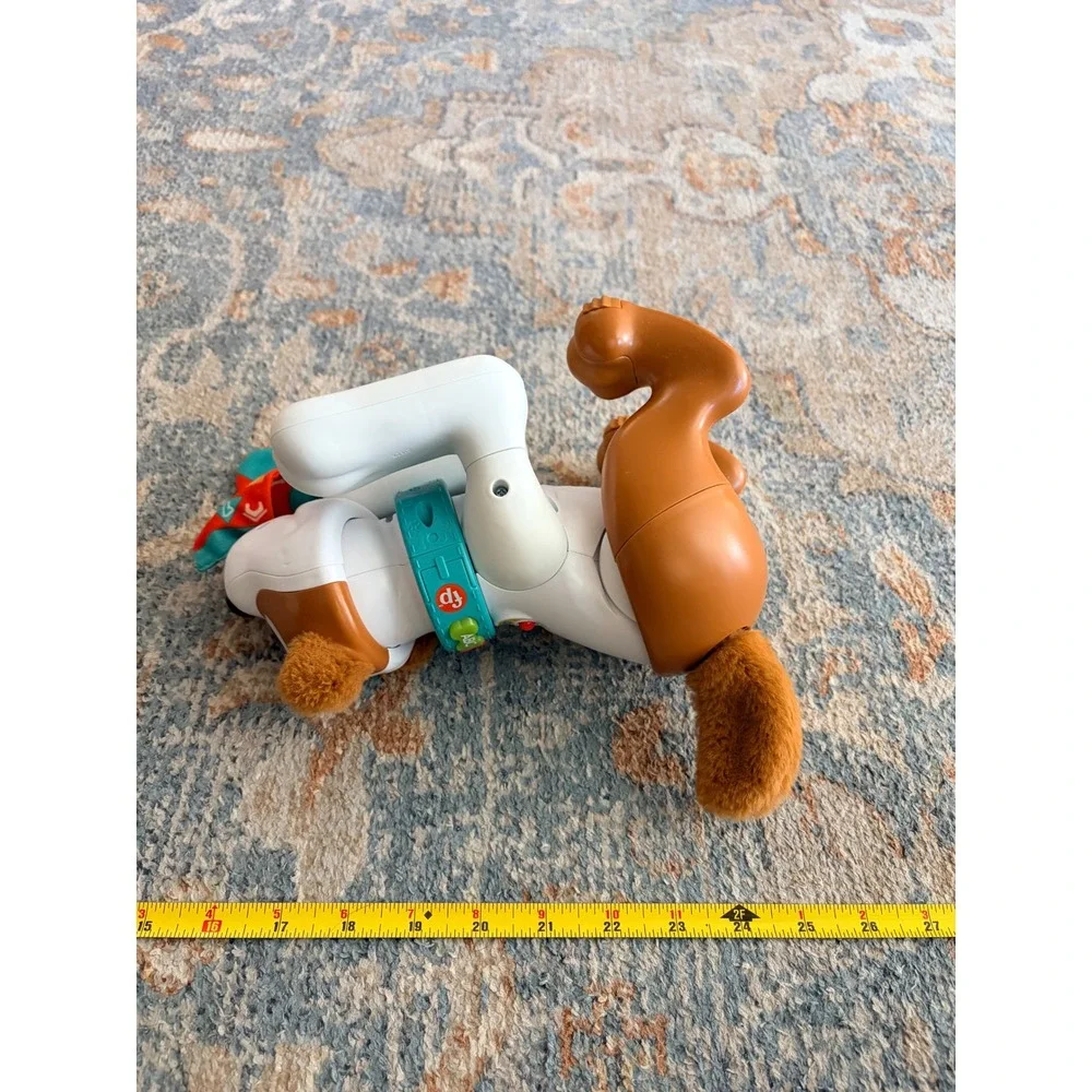 Fisher-Price 123 Crawl with Me Puppy Interactive Electronic Baby Toddler Toy